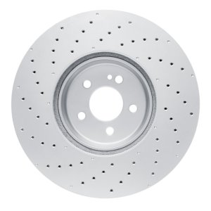 Mercedes-Benz GLC250 Brake Rotor (1) - Front - R1 Concepts - GeoSPEC Coated Rotor - Drilled - `16-`23